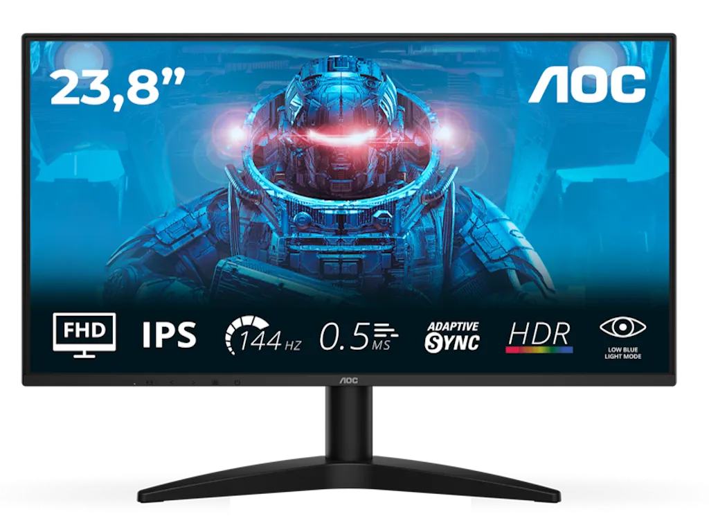 Monitor AOC 24B36X  23.8"/IPS/1920X1080/144Hz/0.5ms MPRT/HDMI,DP/Adaptive sync/VESA/crna Slika 3