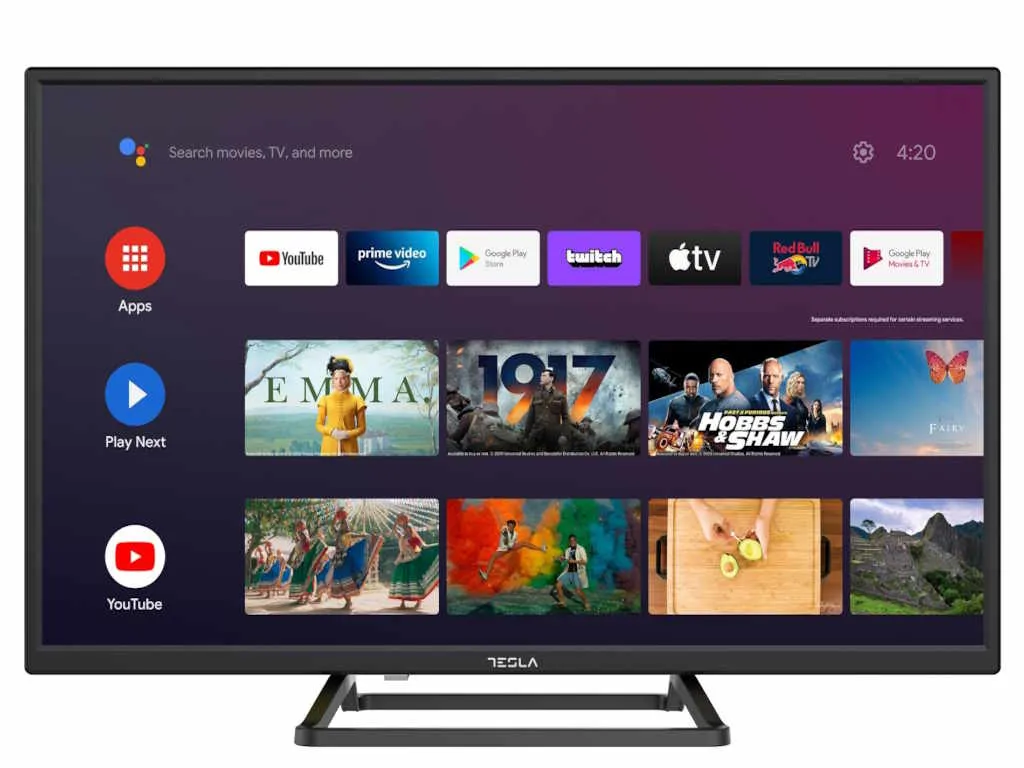 Tesla Televizor TESLA 24E632BHS/LED/24"/HD/Smart/Android/crna/12 volti Slika 2