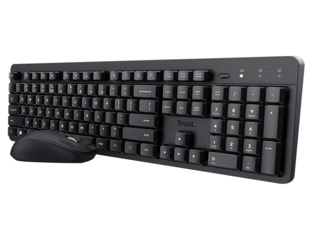 Tastatura+miš TRUST ODY II bežicni set/Silent/SRB/crna Slika 3