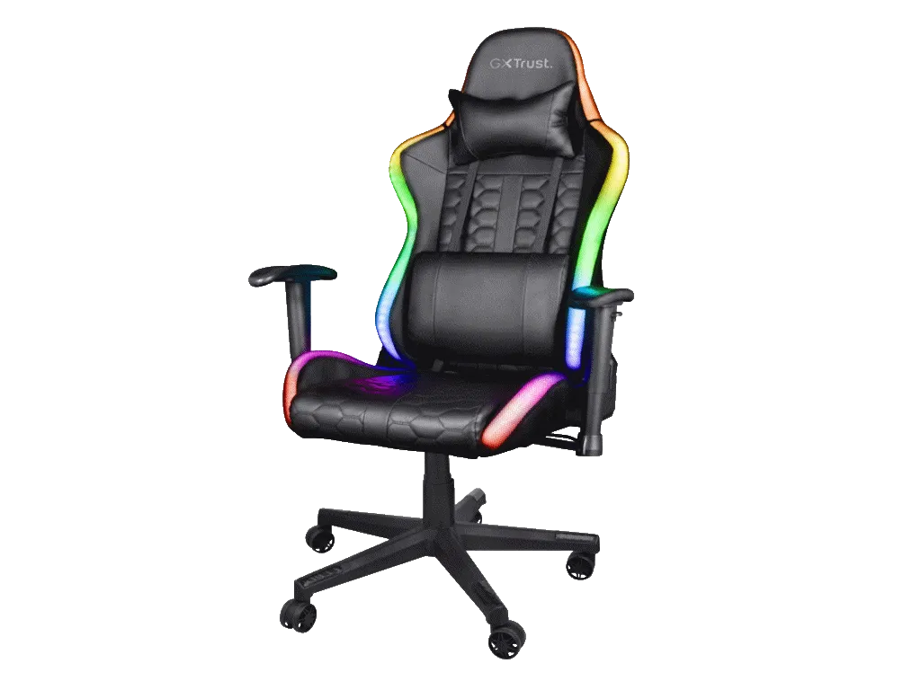Trust Stolica TRUST GXT 716 RIZZA gaming/RGB LED/crna Slika 2