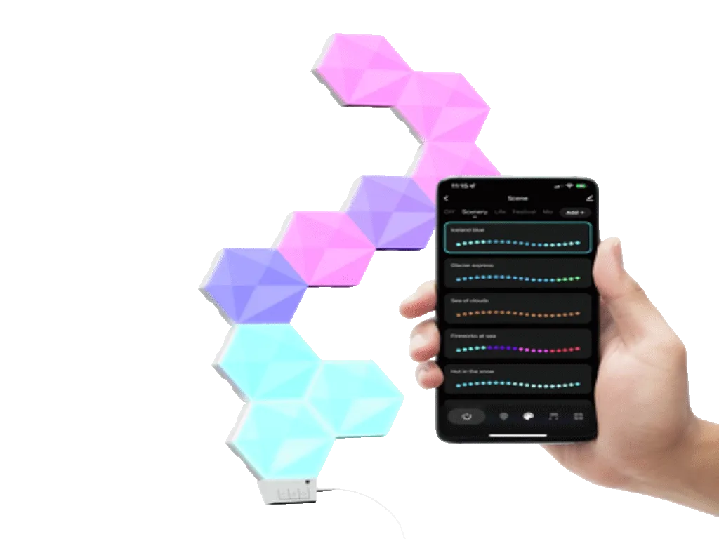 Trust Panel TRUST GXT902 VYBZ RGB HEXAGON LIGHT PANELS Slika 3