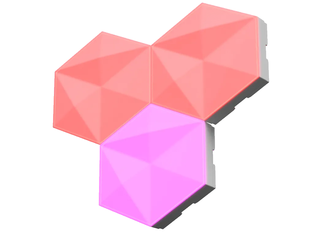 Trust Panel TRUST GXT903 VYBZ LED HEXAGON PANELS 3-PACK Slika 2