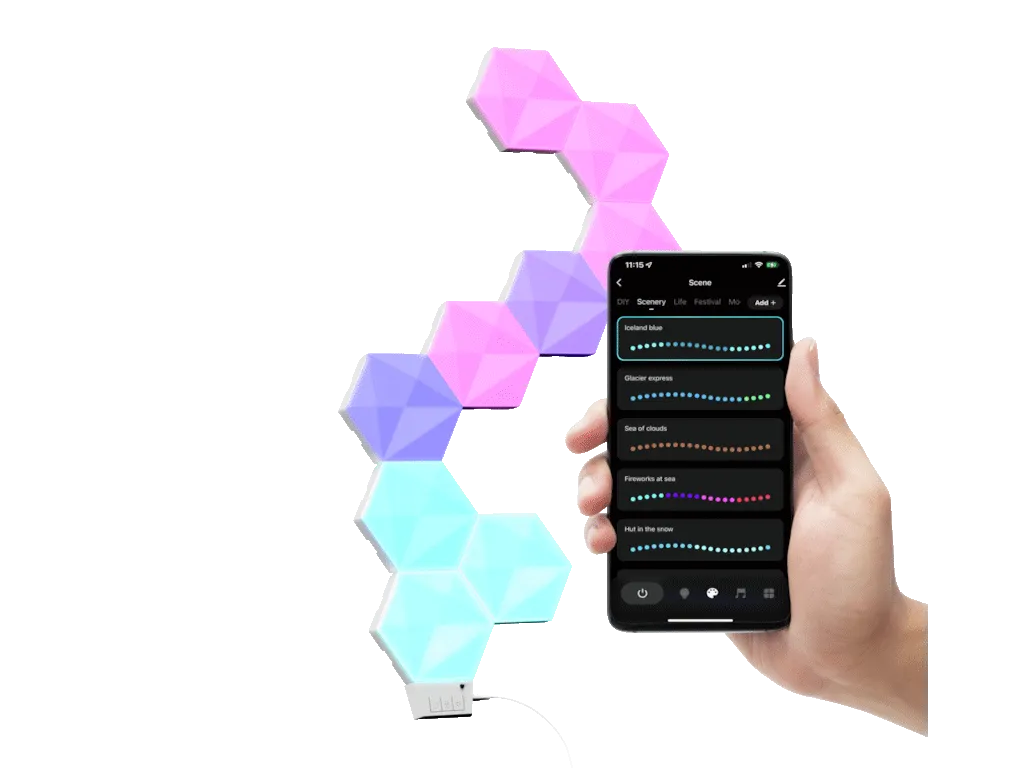 Trust Panel TRUST GXT903 VYBZ LED HEXAGON PANELS 3-PACK Slika 4