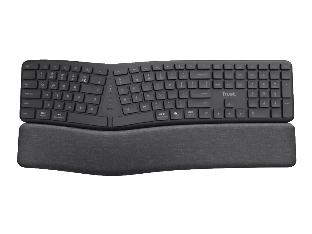 Trust Tastatura TRUST KEYRA ERGO MULTI WRLS KEYBOARD US Slika 3