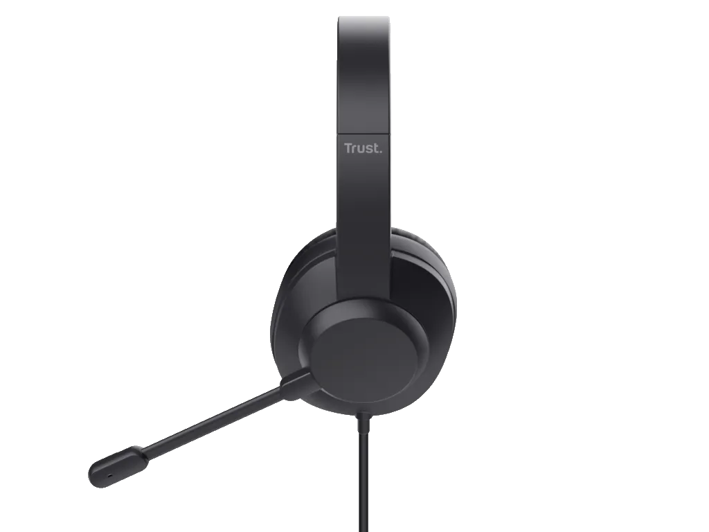 Slušalice TRUST AYDA MAX USB HEADSET/USB-C, USB-A/crna Slika 4