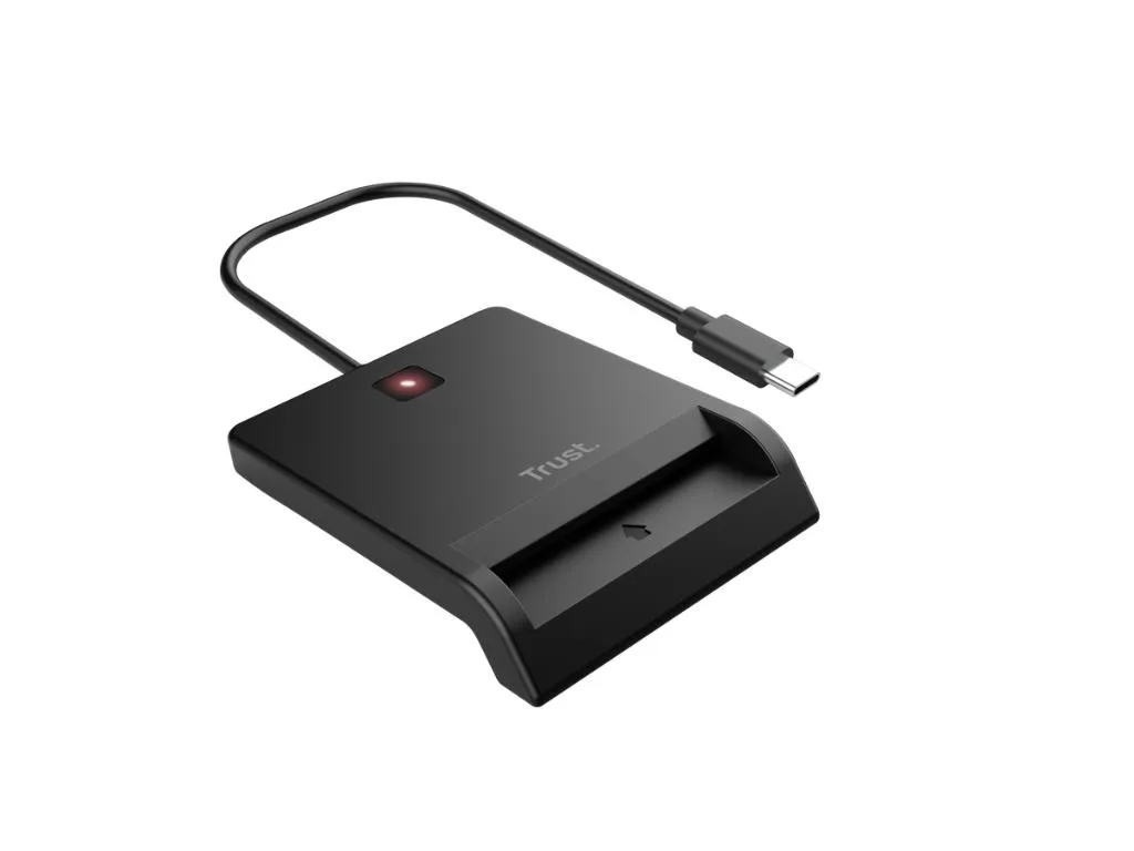 Citac kartica TRUST PRIMO USB-C DNI smart card reader/crna Slika 3
