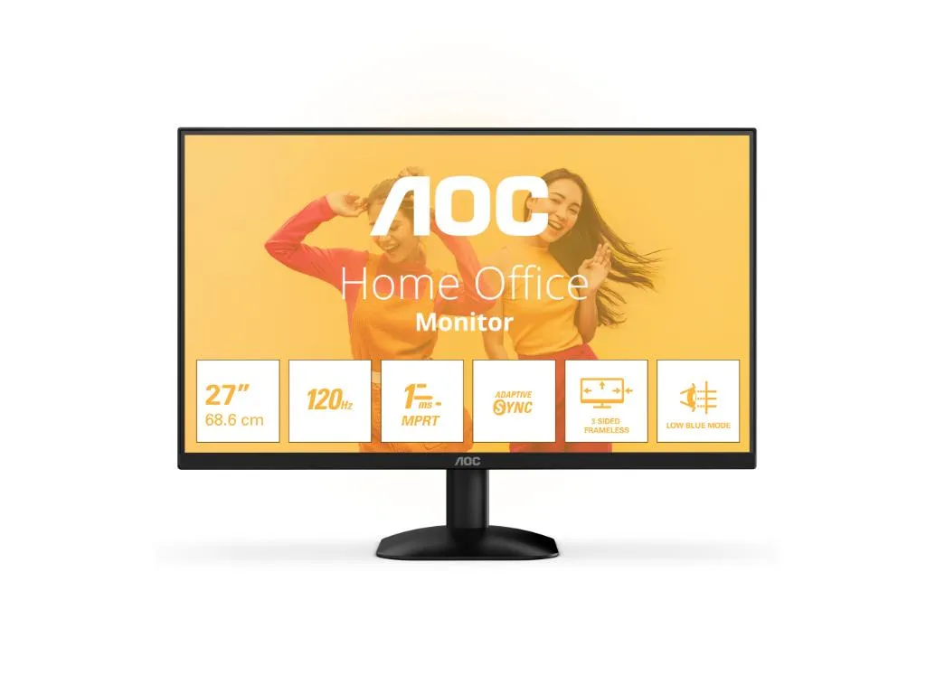 Monitor AOC 27B35HM 27"/VA/1920x1080/100Hz/4ms GtG/VGA,HDMI/adaptive sync/VESA/crna Slika 1