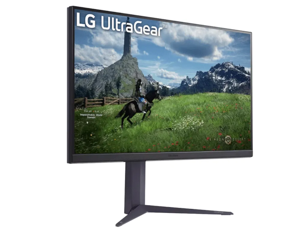 Monitor LG 32GS85Q-B 31.5"/IPS/2560x1440/180Hz/1ms GtG/HDMIx2,DP,USB/Gsync,freesync/pivot,visina Slika 1