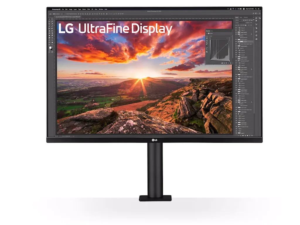 Monitor LG ERGO 32UN880K-B 31.5"/IPS/3840x2160/60Hz/5ms GtG/HDMIx2,DP,USB/pivot,visina/VESA/zvucnici Slika 2