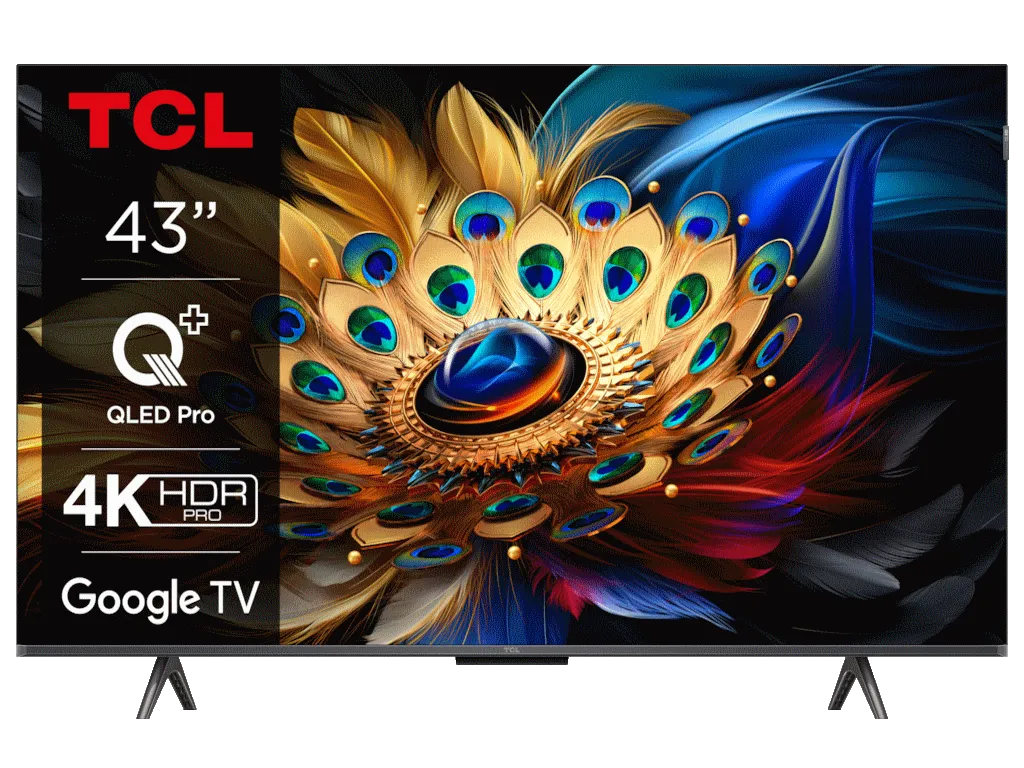 Televizor TCL 43C655/QLED/43"/4K HDR PRO/Google TV/crna Slika 5