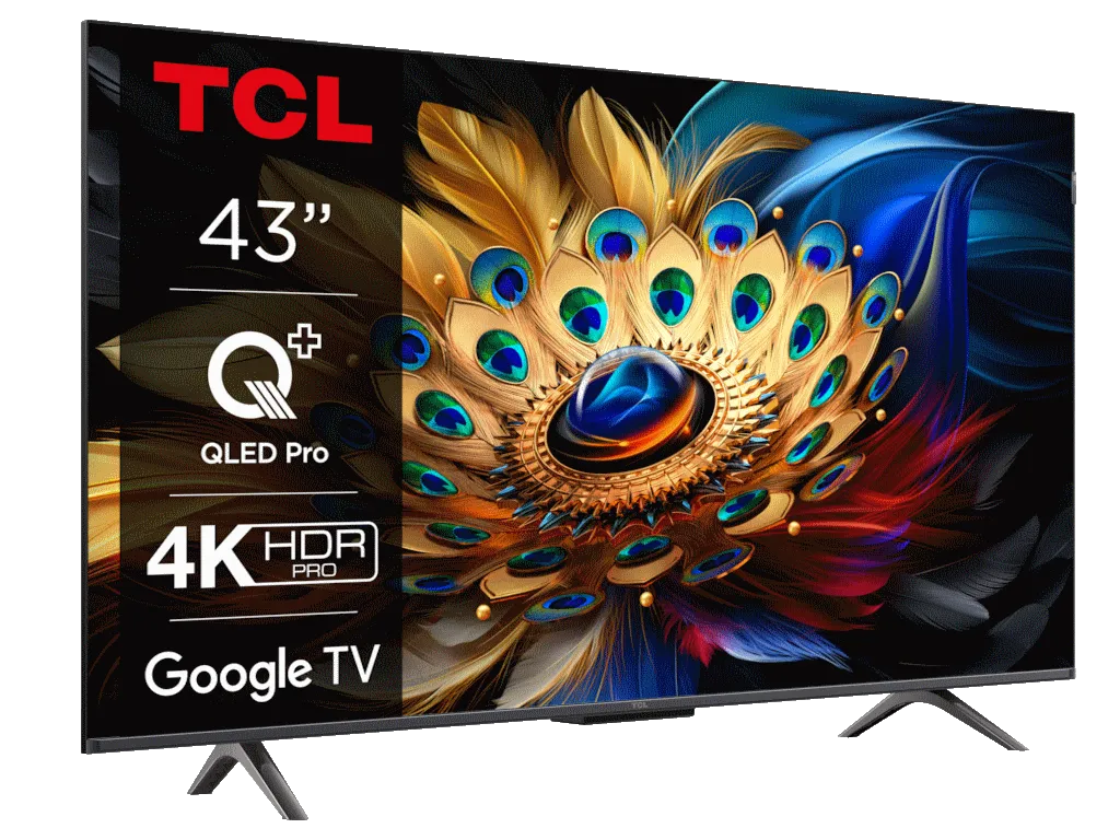 Televizor TCL 43C655/QLED/43"/4K HDR PRO/Google TV/crna Slika 7