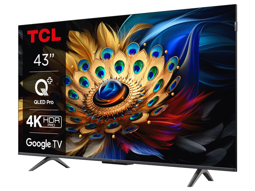 Televizor TCL 43C655/QLED/43"/4K HDR PRO/Google TV/crna Slika 8