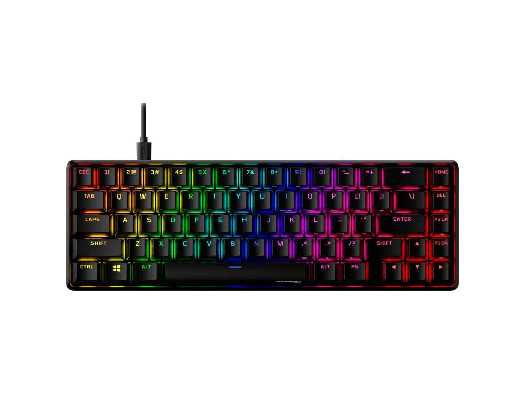 Tastatura HP HyperX Alloy Origins 65/Mehanicka/Gaming/ HX Red/US/4P5N4AA/crna Slika 1