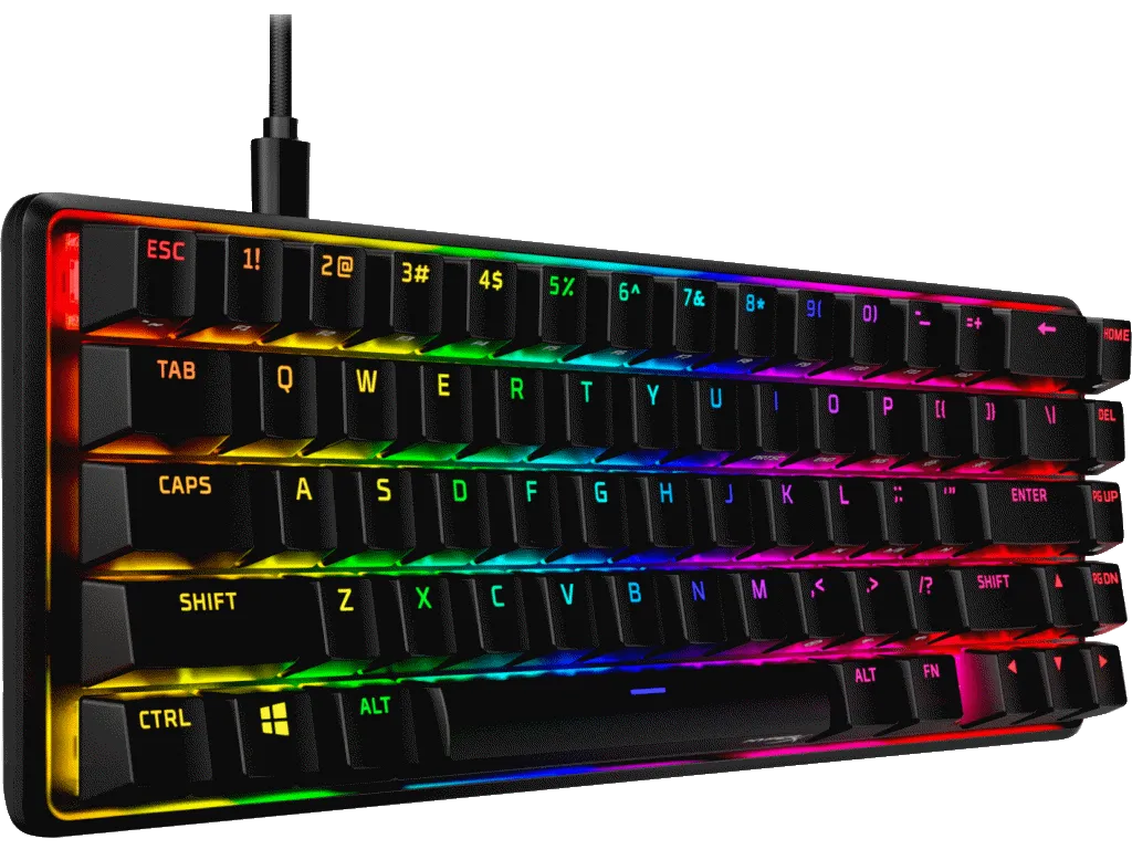 Tastatura HP HyperX Alloy Origins 65/Mehanicka/Gaming/ HX Red/US/4P5N4AA/crna Slika 4