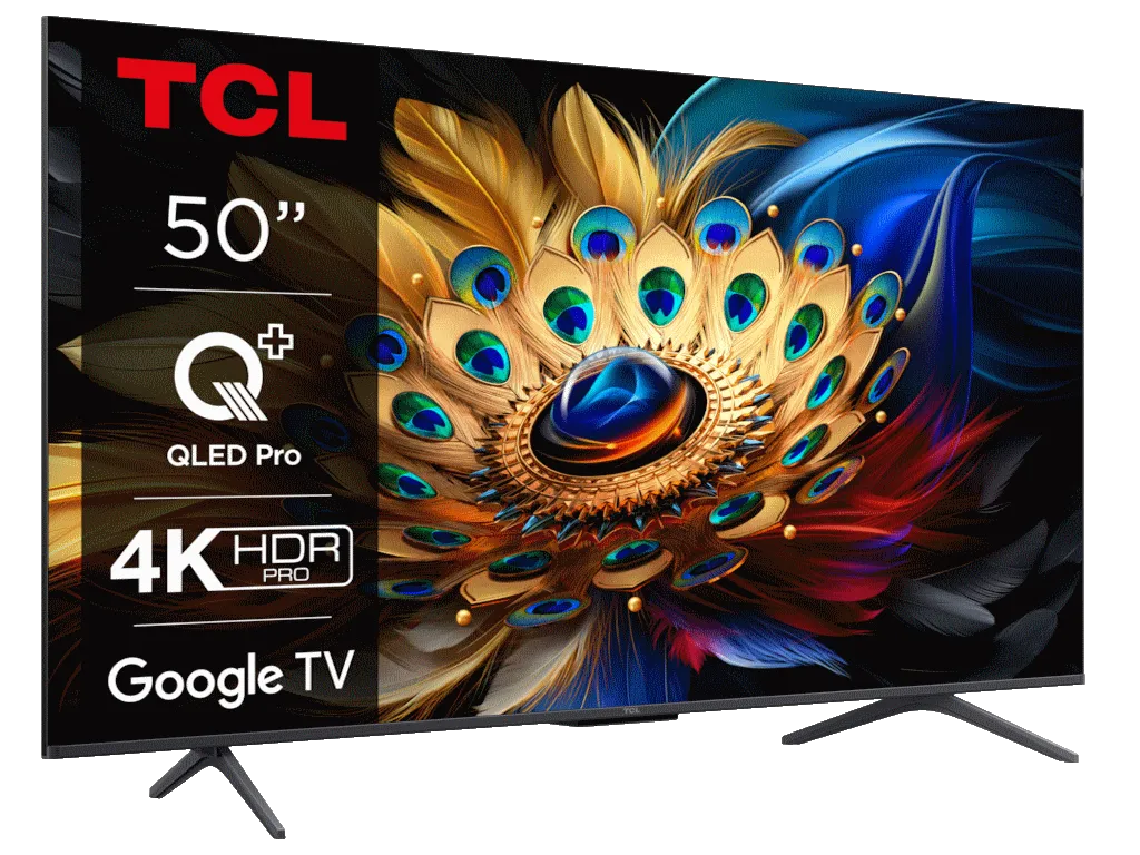 Televizor TCL 50C655/QLED/50"/4K HDR PRO/Google TV/crna Slika 3