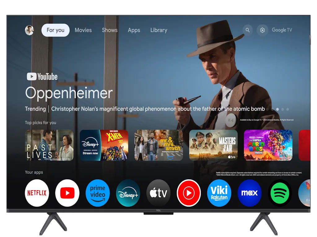 Televizor TCL 50C6K/MiniLED-QLED/50"/4K UHD/144Hz/Google TV/crna Slika 4