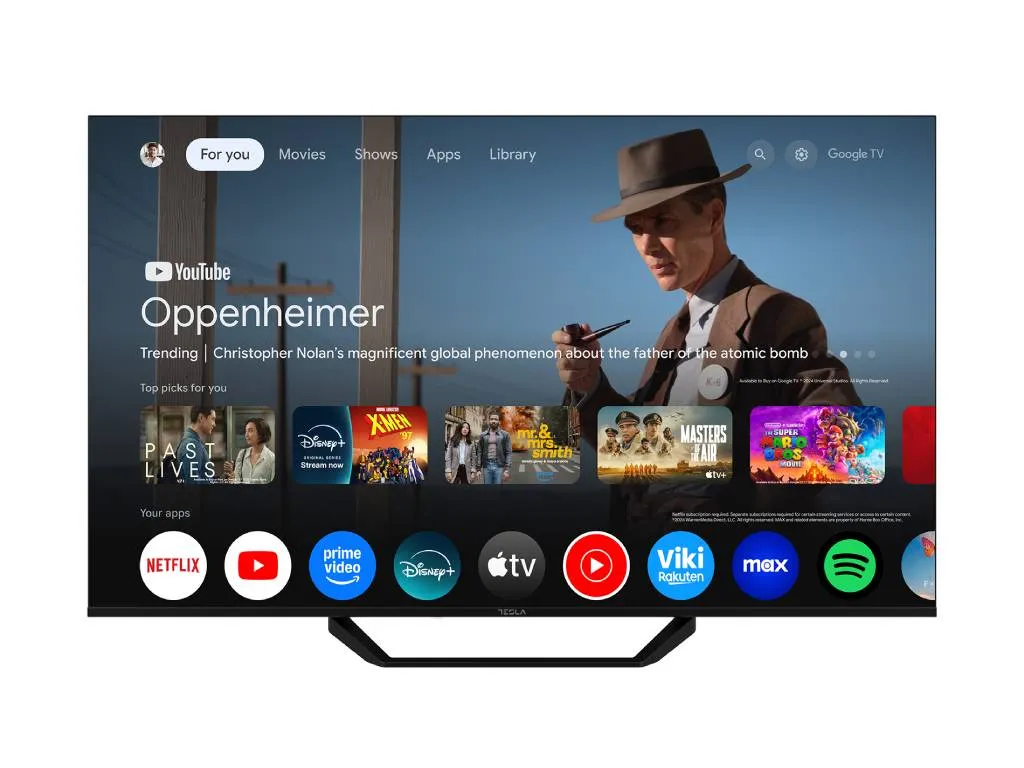 Televizor TESLA 55E655BUS/D-LED/55"/4K/smart/Google TV/crna Slika 2