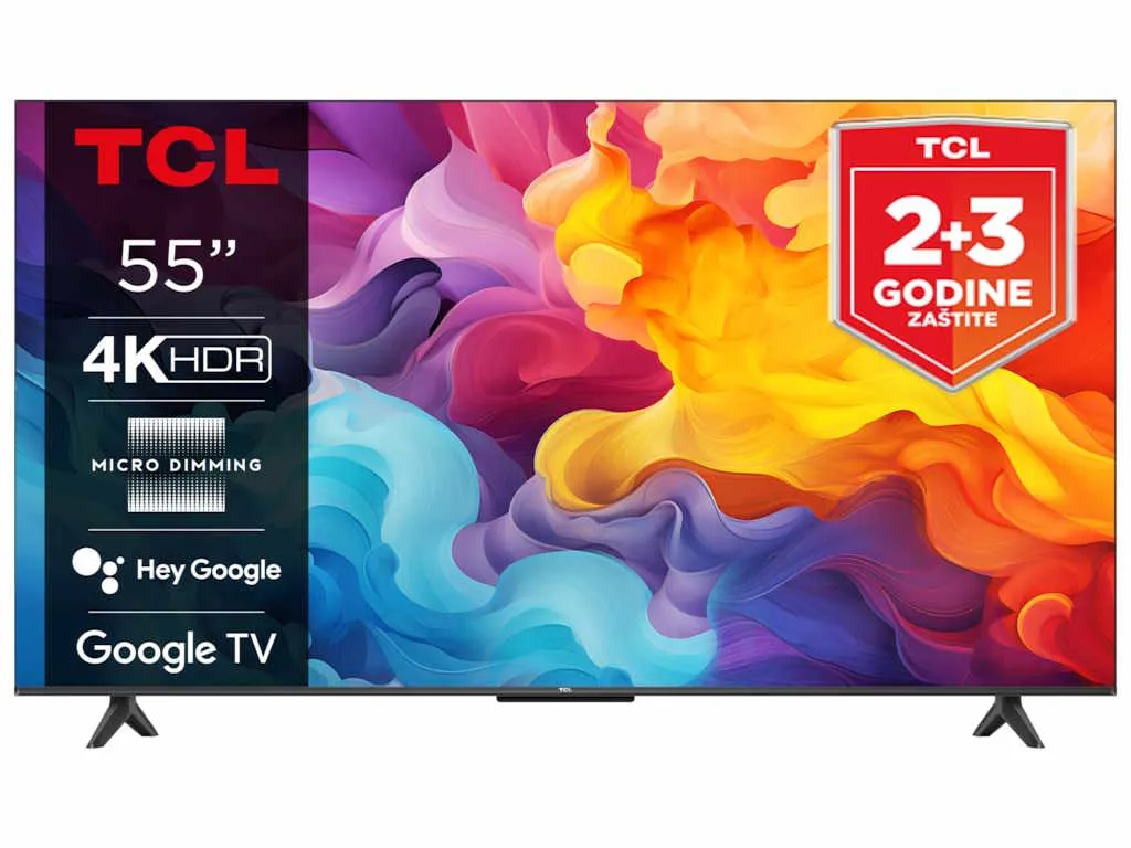 Televizor TCL 55V6B/LED/55"/4K HDR/60Hz/Google TV/crna Slika 6