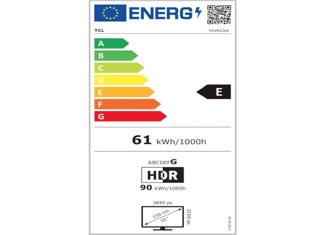 Televizor TCL 55V6C/LED/55"/4K UHD/60Hz/Google TV/crna Slika 2