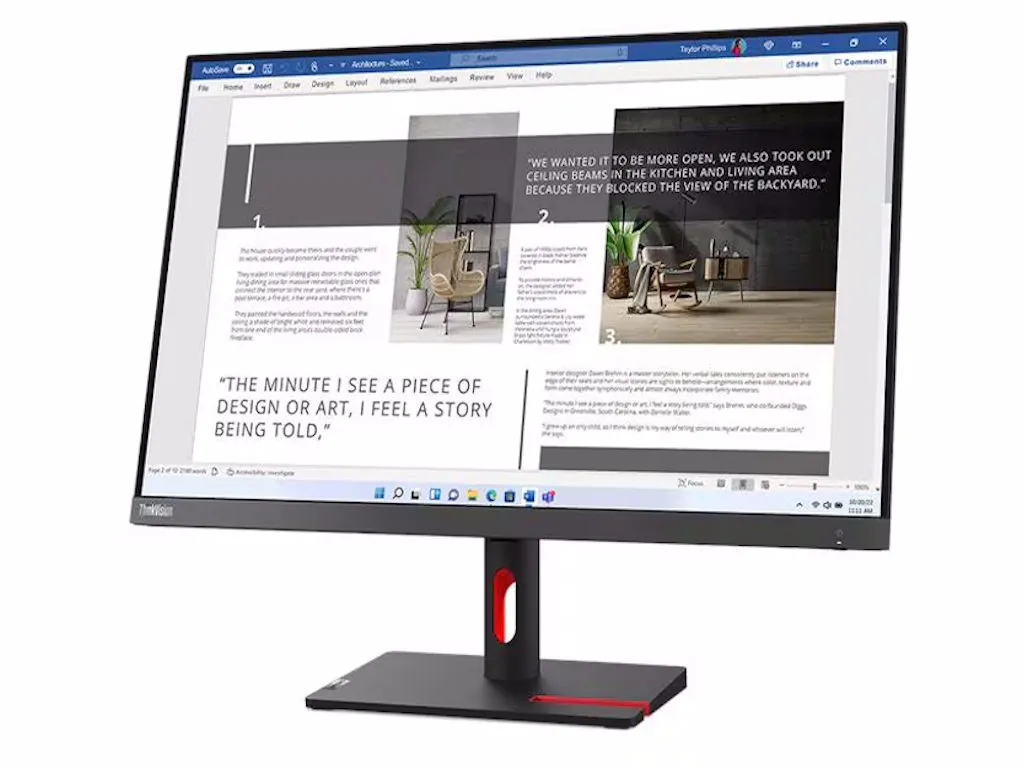 Monitor LENOVO ThinkVision S27i-30 27"/IPS/1920x1080/100Hz/4ms/2x HDMI,1x VGA /crna Slika 2