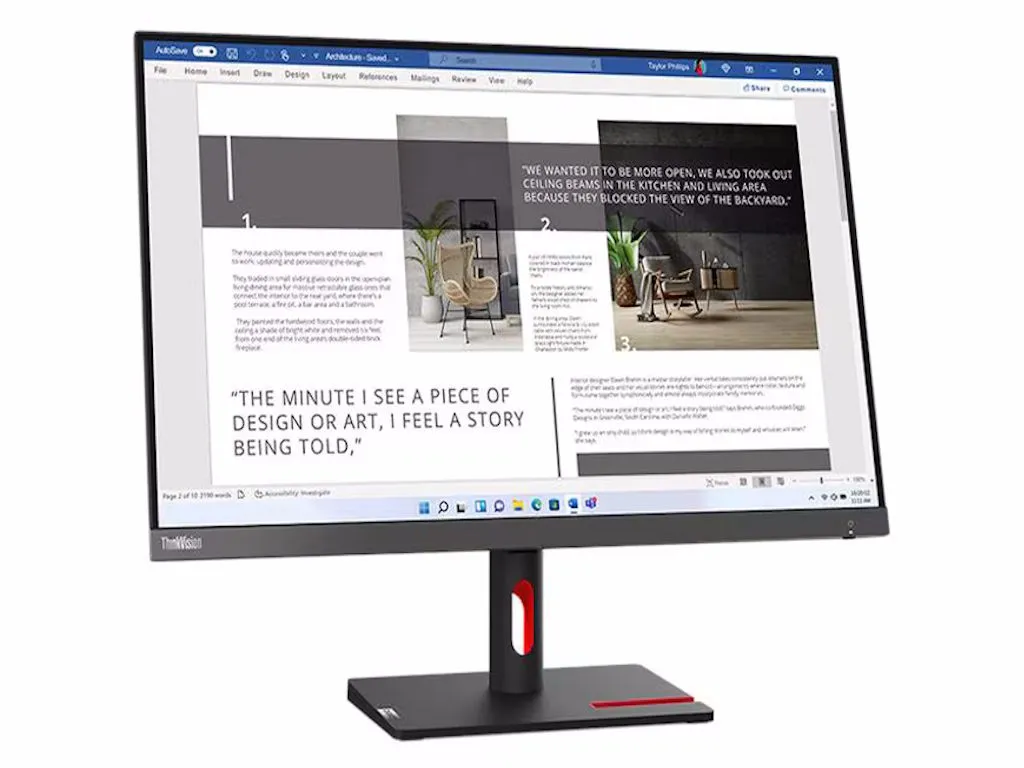 Monitor LENOVO ThinkVision S27i-30 27"/IPS/1920x1080/100Hz/4ms/2x HDMI,1x VGA /crna Slika 3