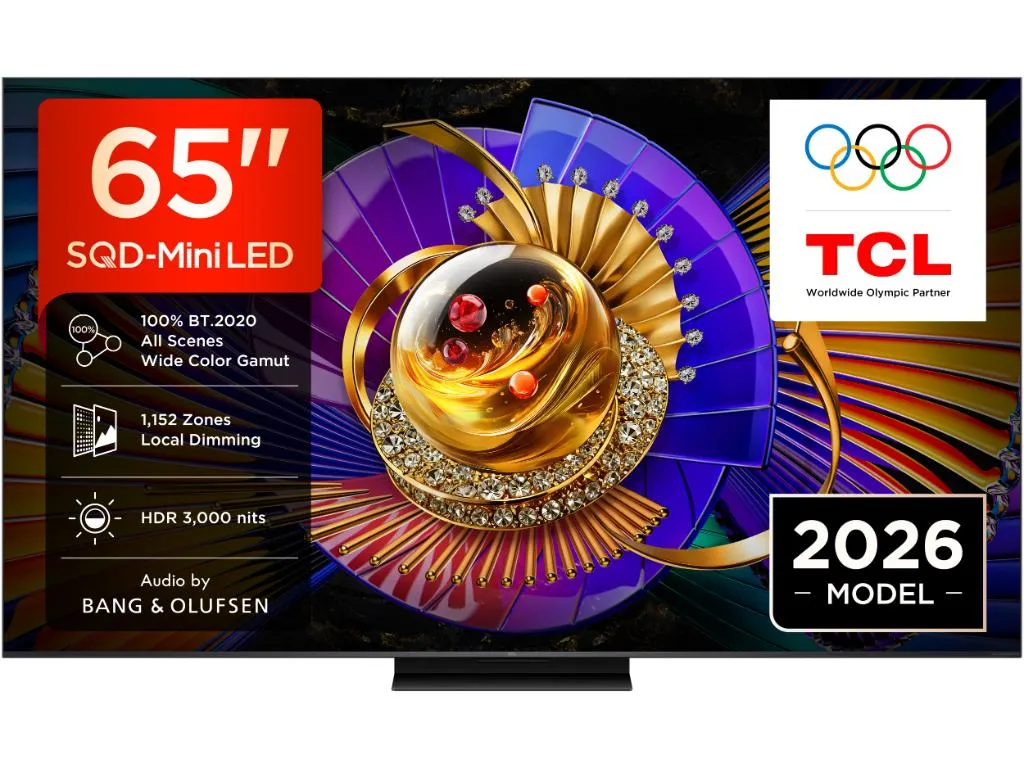 Televizor TCL 65C7L/SQD-MiniLED/65"/4K UHD/144Hz/Google TV/Bang&Olufsen/crna Slika 3
