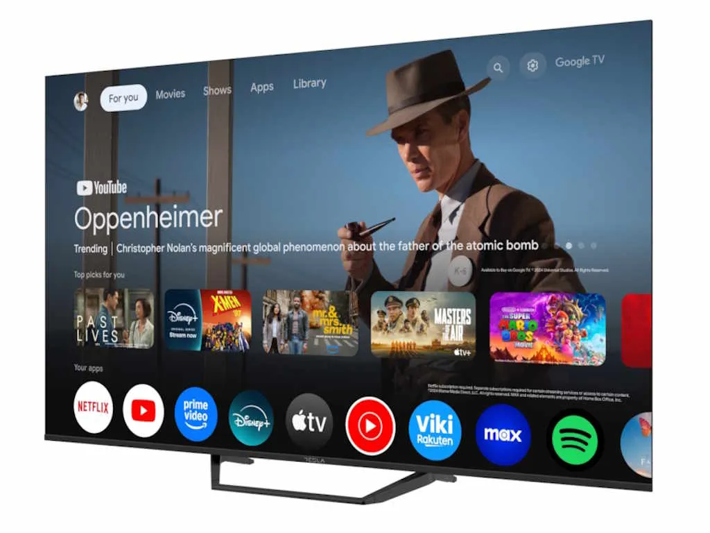 Tesla Televizor TESLA 65E655BUS/D-LED/65"/4K/Smart/Google TV/crna Slika 11
