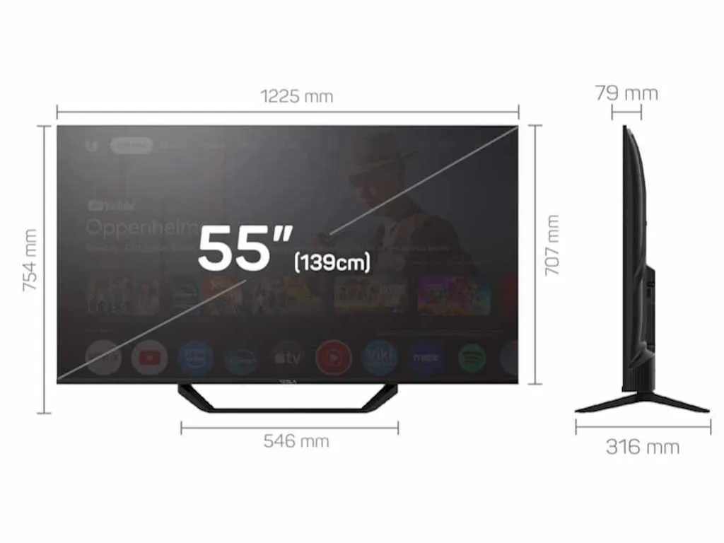 Tesla Televizor TESLA 65E655BUS/D-LED/65"/4K/Smart/Google TV/crna Slika 4