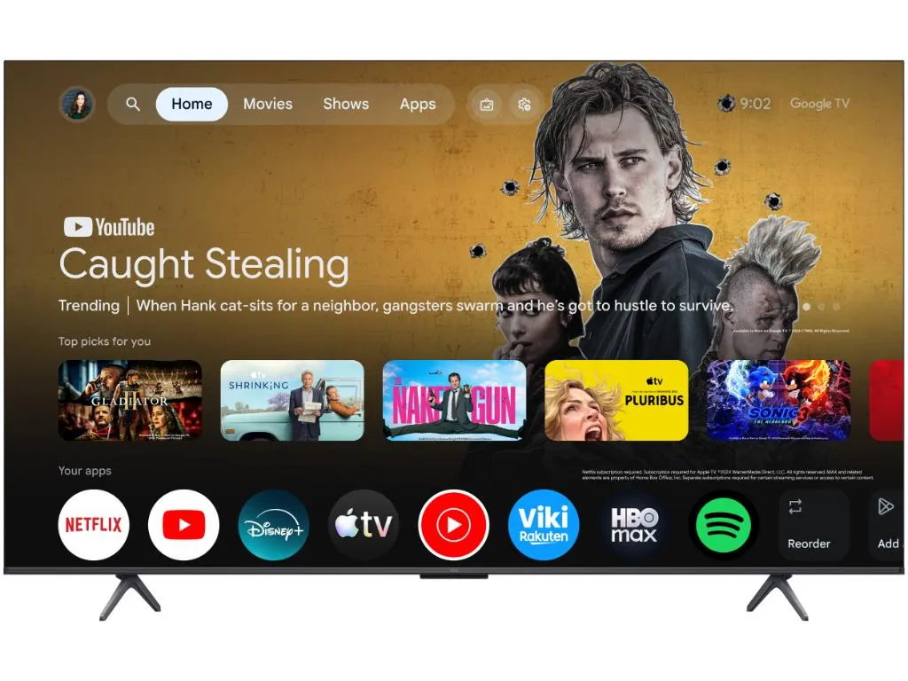 Televizor TCL 65P8L/QLED-Mini LED/65"/4K UHD/144Hz/Google TV/crna Slika 7
