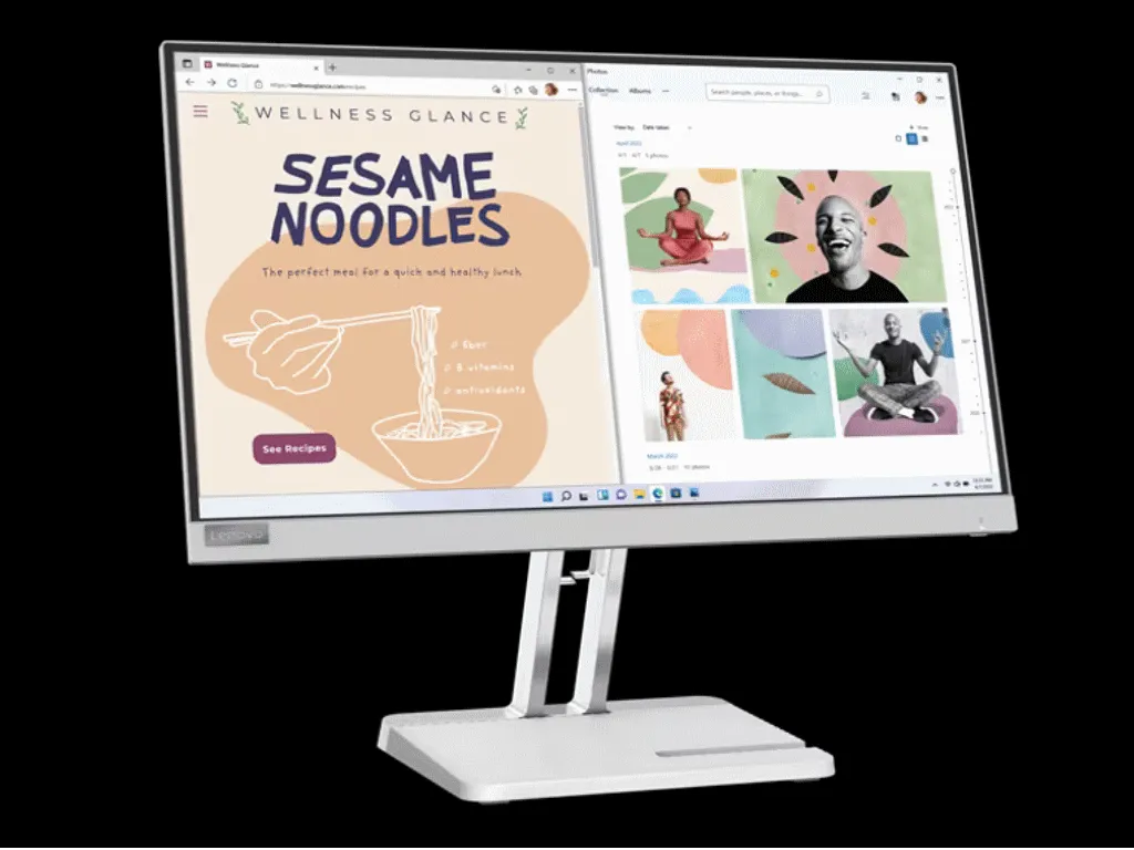 Lenovo Monitor LENOVO L22e-40 21.5"/VA/1920x1080/75Hz/4ms/VGA,HDMI/FreeSync/siva Slika 1