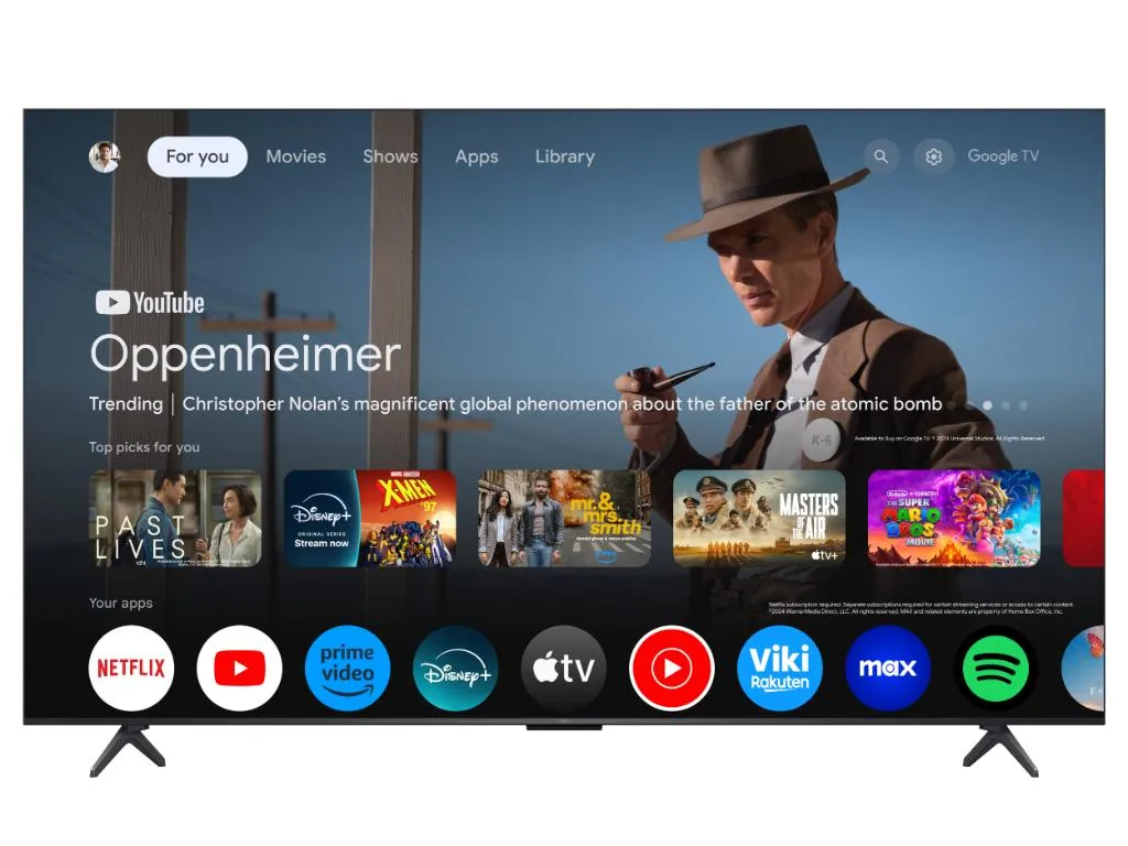 Televizor TCL 75C6KS/MiniLED-QLED/75"/4K UHD/60Hz/Google TV/crna Slika 5