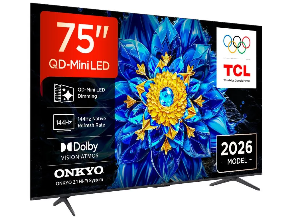 Televizor TCL 75P8L/QLED-Mini LED/75"/4K UHD/144Hz/Google TV/crna Slika 5