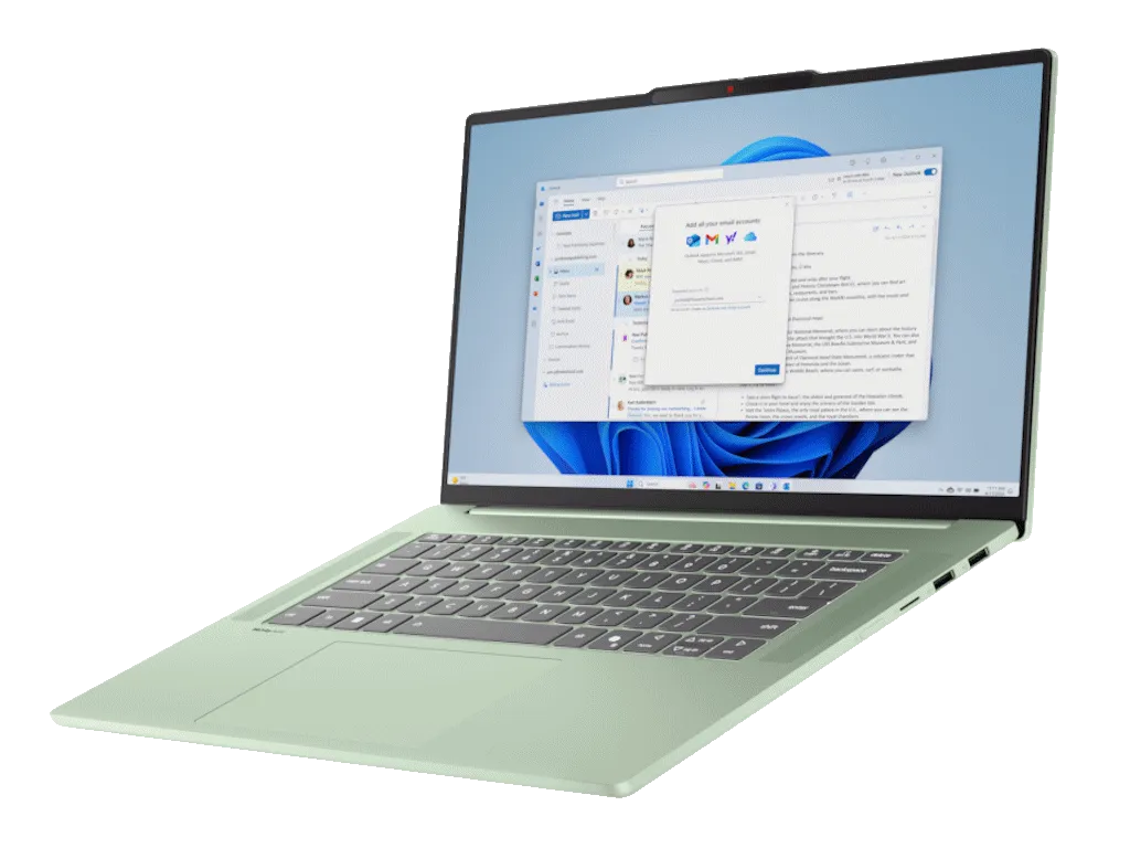 Lenovo Laptop LENOVO IdeaPad Slim 5 15ARP10 DOS/15.3" WUXGA/Ryzen 7-7735HS/16GB/1TB/bklt ENG/zelena Slika 4