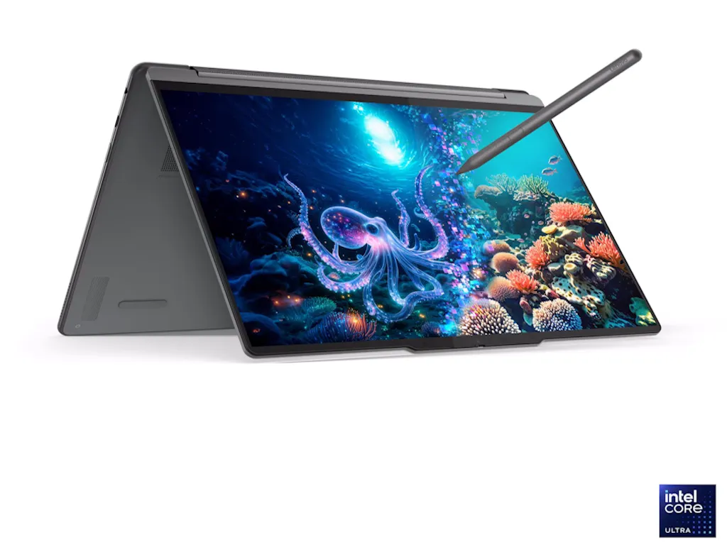 Laptop LENOVO Yoga 9 2in1 14ILL10 Win11 Pro/14" 2.8K OLED/U7-258V/32GB/1TB/FPR/BKLT SRB/siva Slika 4