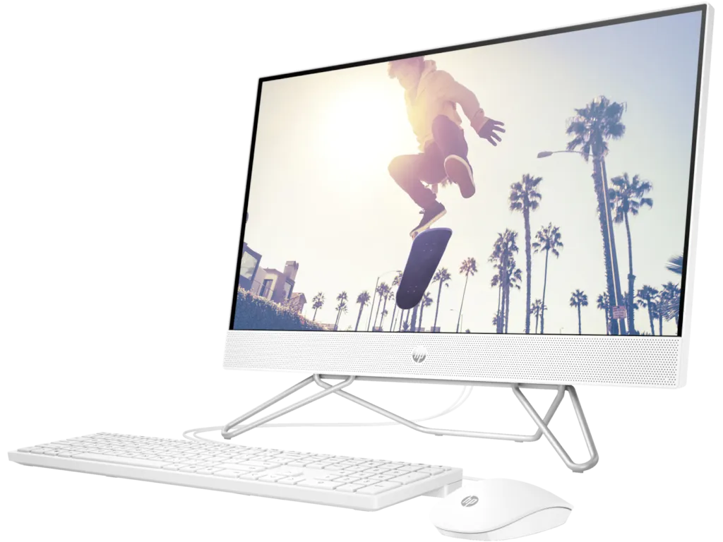 HP PSG Racunar HP 24-cb1073ny AiO/DOS/23.8" FHD AG VA/i3-1215U/8GB/512GB/WiFi/GLAN/bela Slika 1