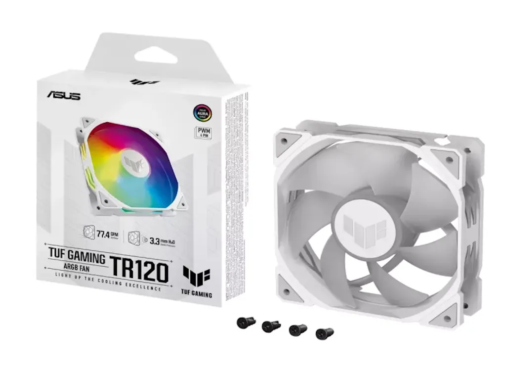 Asus Ventilator ASUS TUF GAMING TR120 FAN ARGB/bela Slika 1