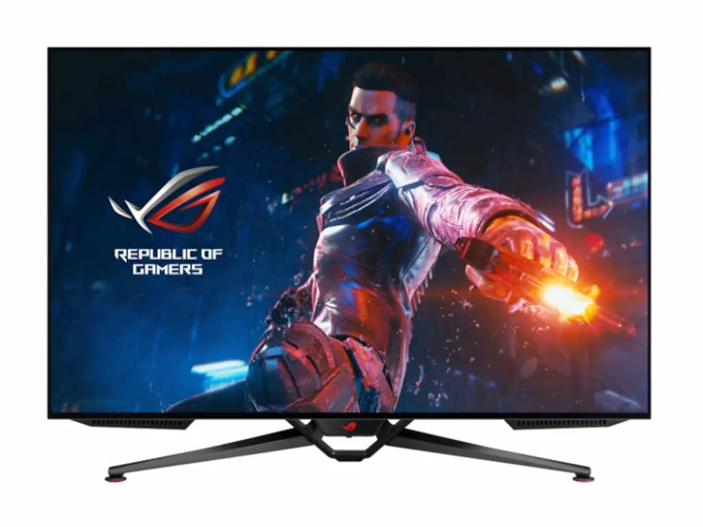 Asus Monitor ASUS ROG PG42UQ 41.5"/OLED/3840x2160/138Hz/0.1ms GtG/HDMIx4,DP,USB/Gsync/zvucnici/crna Slika 5
