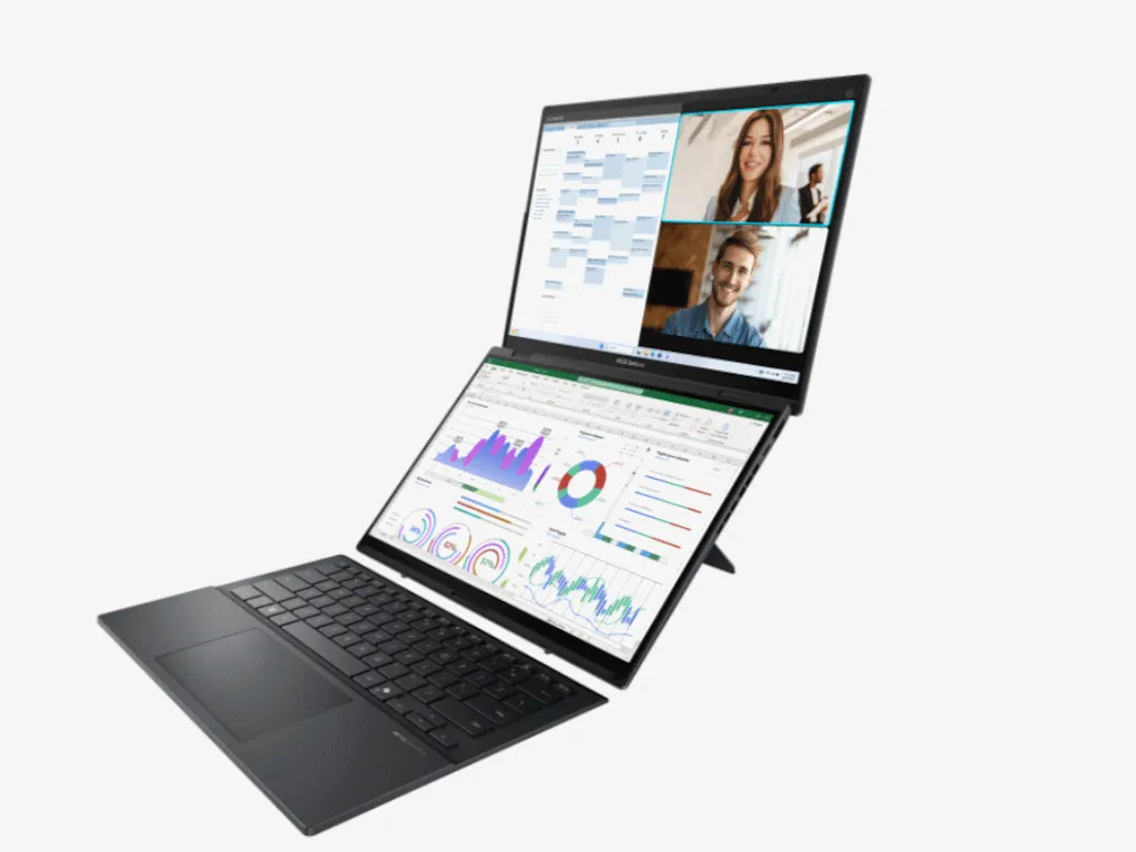 Asus Laptop ASUS ZenBook Duo UX8406CA-PZ005W/WIn11 Home/14" OLED 3K/U9-285H/32TB/2TB/siva Slika 5