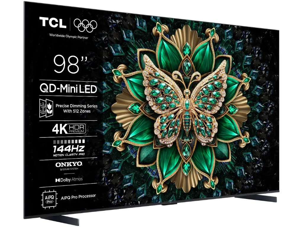 Televizor TCL 98C6K/MiniLED-QLED/98"/4K UHD/144Hz/Google TV/crna Slika 1