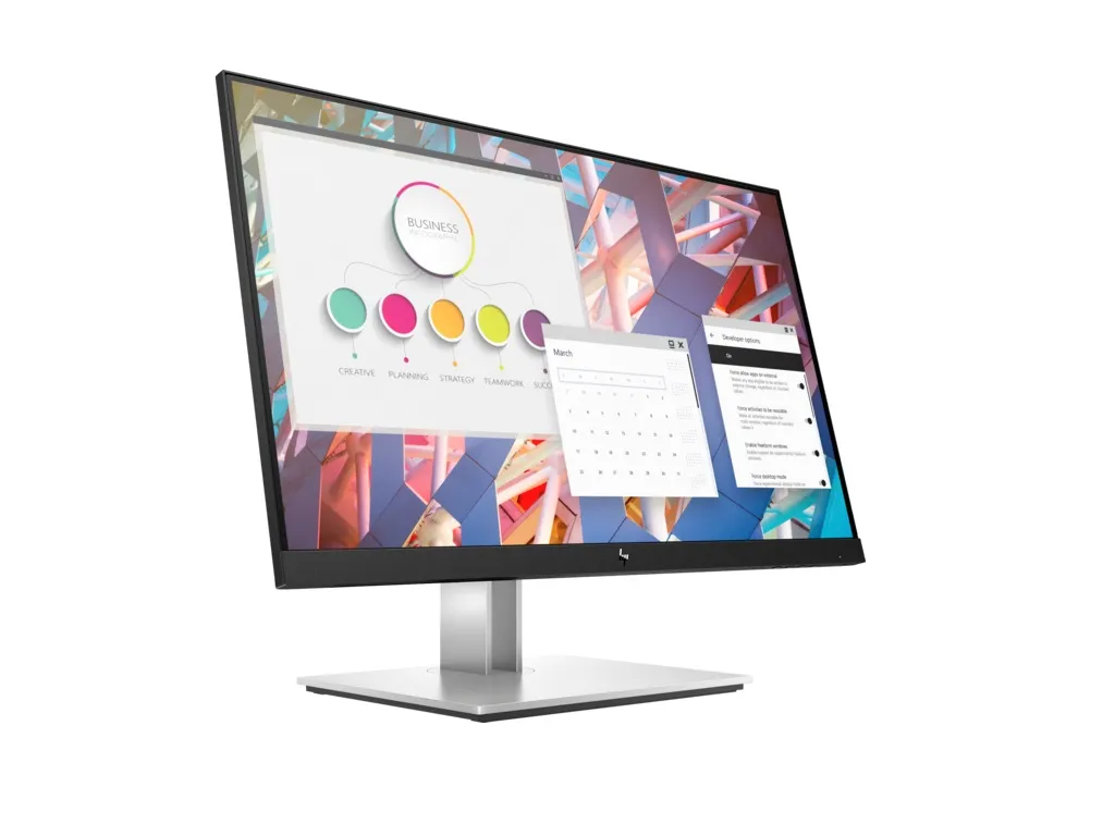 HP PSG Monitor HP E24 23.8"/IPS/1920x1080/60Hz/5ms/HDMI,DP,VGA,USB hub/VESA/pivot,visina/3g Slika 2