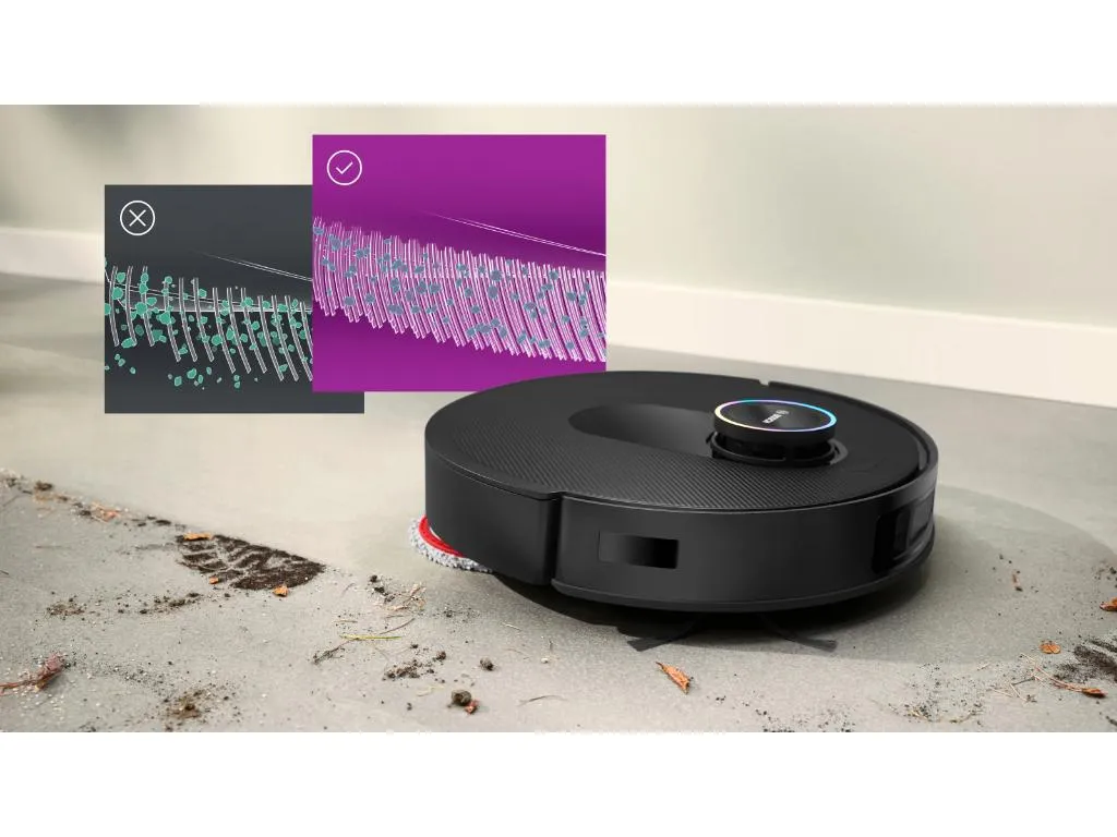 Robot usisivac I mop BOSCH BCRDW3BX/Li-Ion baterija/Home Connect/crna Slika 3