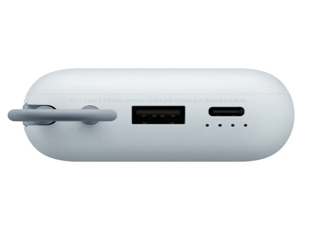 Xiaomi Prenosivi Punjac XIAOMI Power Bank 10000mAh/USB Tip-C/integrisan kabl/plava Slika 3
