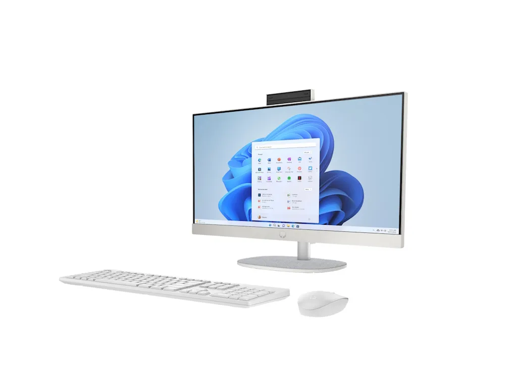 HP PSG Racunar HP 24-cr0082ny AiO/DOS/23.8" FHD AG IPS Touch/Ryzen 5-7520U/16GB/512GB/WiFi/GLAN/bela Slika 3