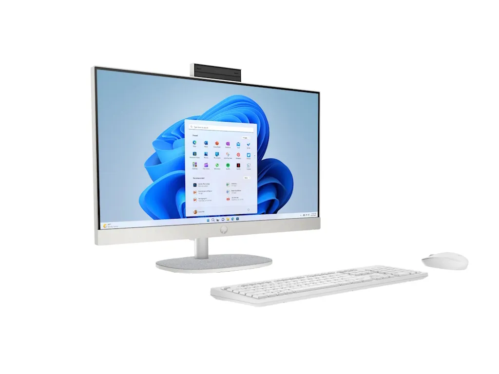 HP PSG Racunar HP 24-cr0082ny AiO/DOS/23.8" FHD AG IPS Touch/Ryzen 5-7520U/16GB/512GB/WiFi/GLAN/bela Slika 4