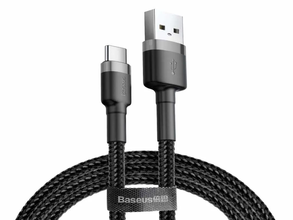 Baseus Kabl BASEUS Cafule/USB To Type-C/3A/0.5m/crna Slika 2