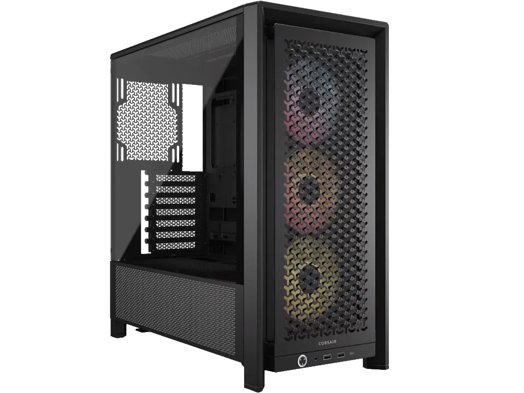 Corsair Kucište CORSAIR FRAME 4000D RS ARGB Mid-Tower/ATX/kaljeno staklo/bez napajanja/crna Slika 8