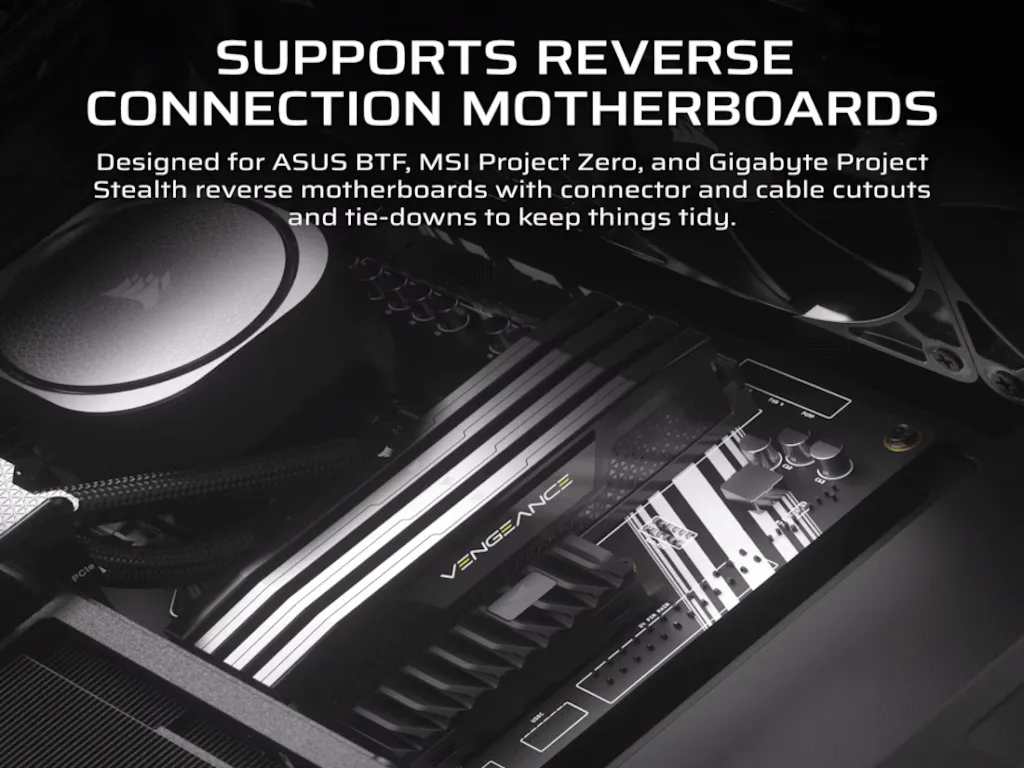 Corsair Kucište CORSAIR FRAME 4000D RS Mid-Tower/ATX/kaljeno staklo/bez napajanja/crna Slika 1