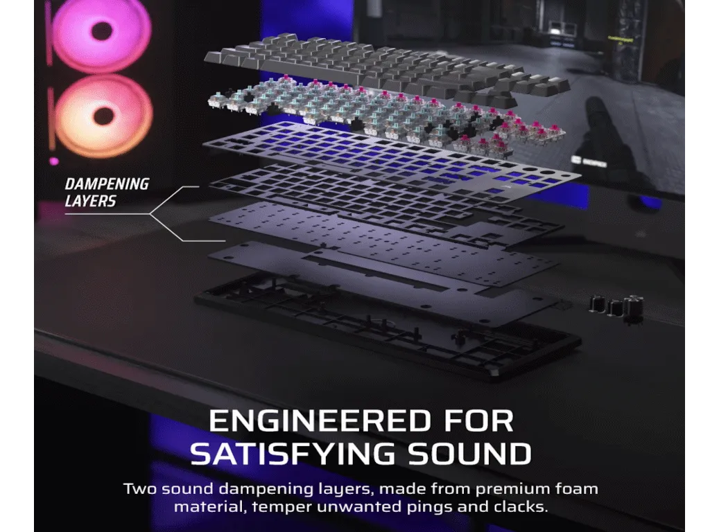 Corsair Tastatura CORSAIR 570 PRO TKL žicna/mehanicka/CH-911911G-NA/RGB LED/gaming/crna Slika 13