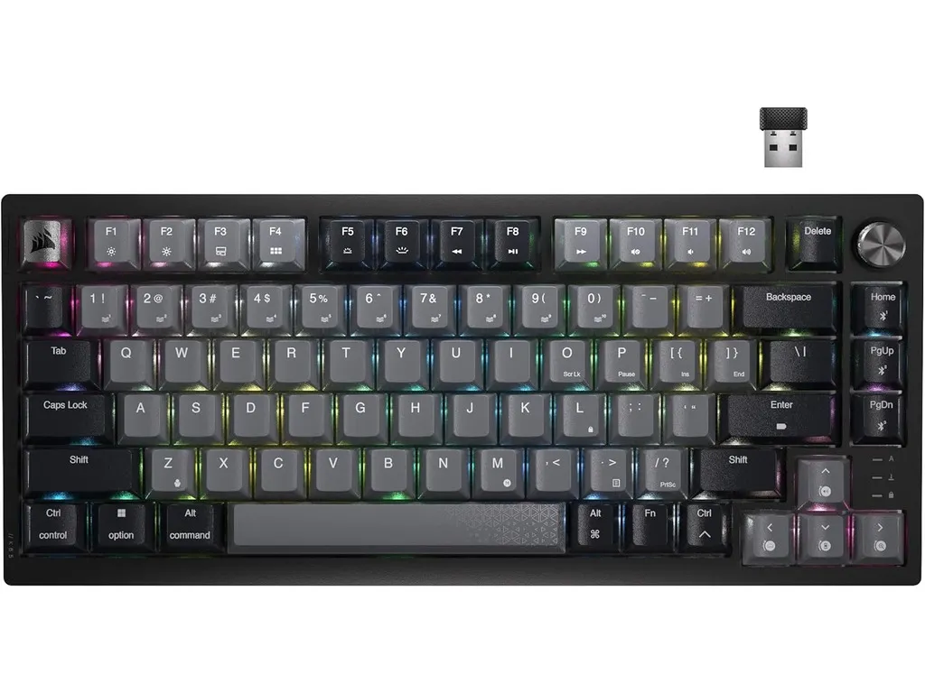 Tastatura CORSAIR K65 Plus bežicna/mehanicka/CH-91D401L-NA/gaming/RGB/crna Slika 3