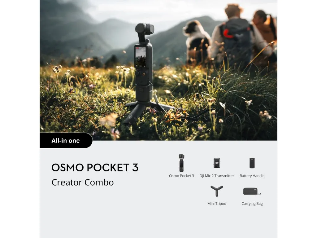 Akciona kamera DJI Osmo Pocket 3 Creator Combo Slika 3